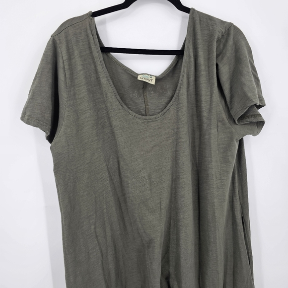 Casual Olive Green Jumpsuit - Picture 4 of 8